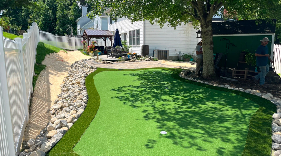 service turf installation